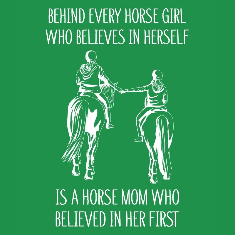 Reiten Mutter und Tochter Spruch Geschenk
