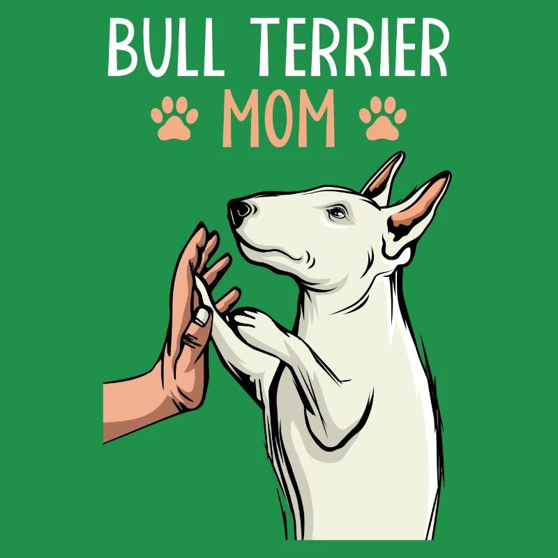 Bullterrier Mama Hunde Mutter Geschenk