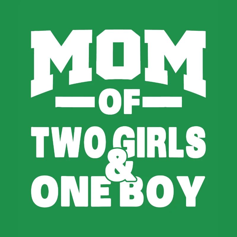 Mutter von zwei Mädchen und einem Jungen Muttertagsgeschenk