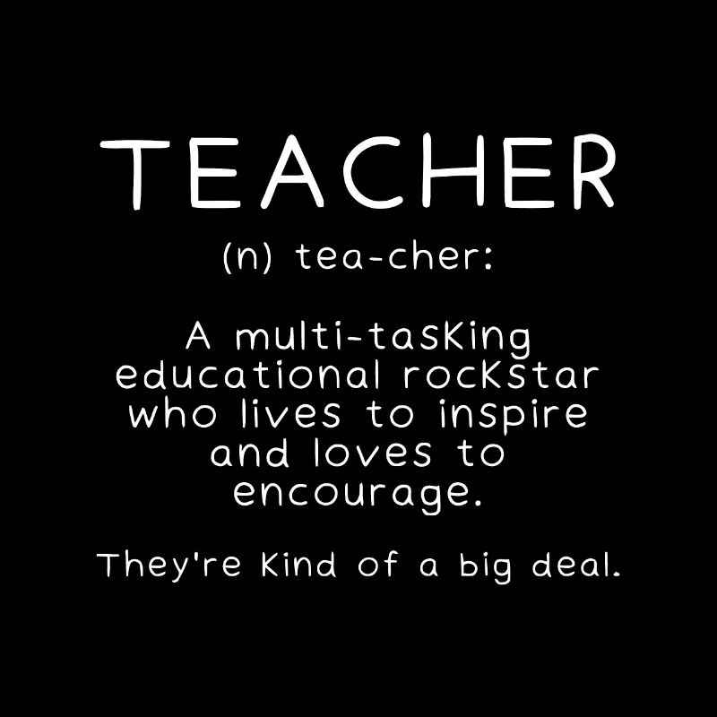 Teacher Definition - Funny Teaching School Teacher