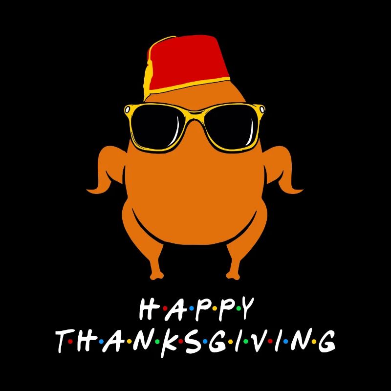 Joyeux Thanksgiving Dinde avec chapeau