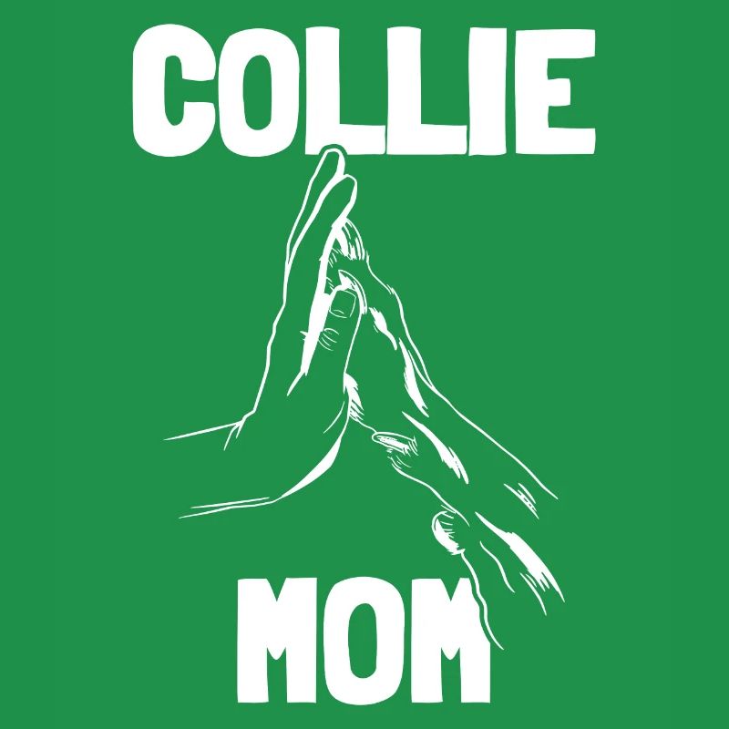 Border Collie Mama Mutter Mom Pfote