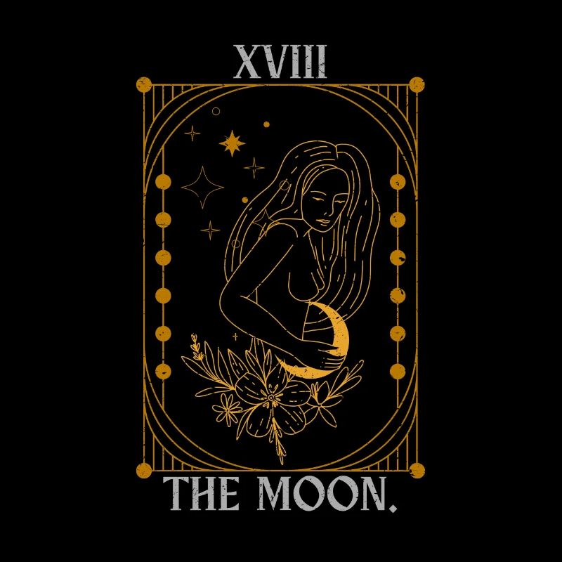 Der Mond Tarot Gothic Wicca Astrologie