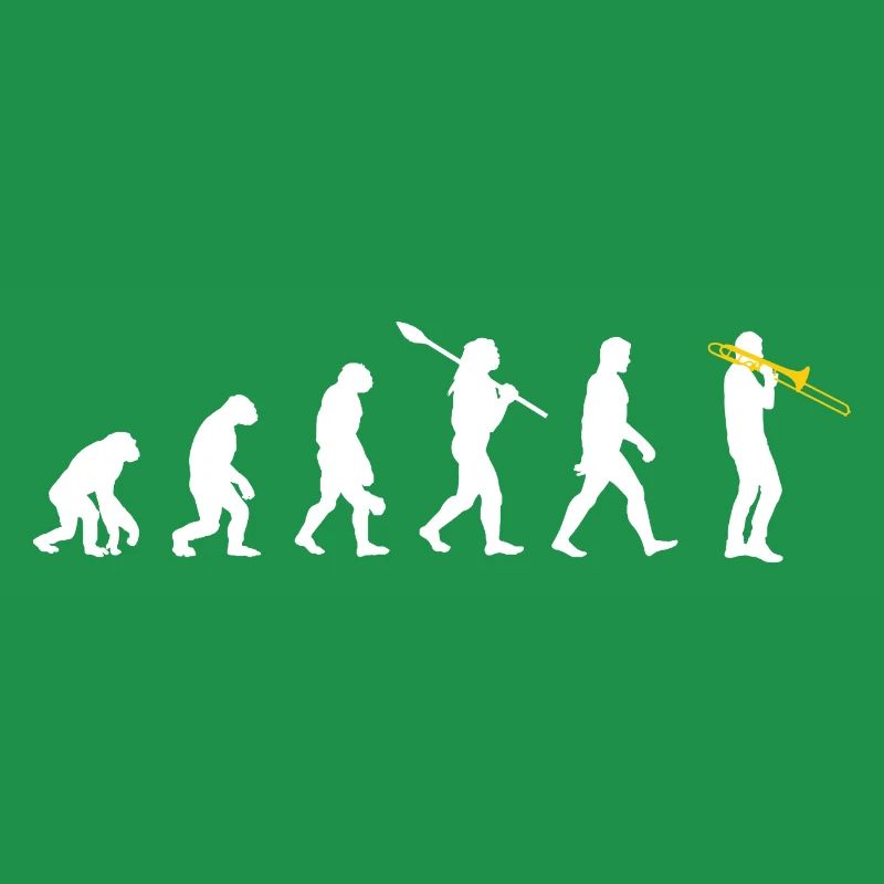 Posaune - Evolution des Menschen / Darwin