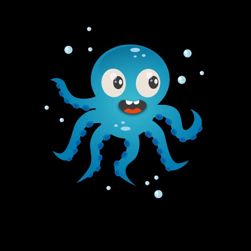 Cute Octopus Funny Kids Squid
