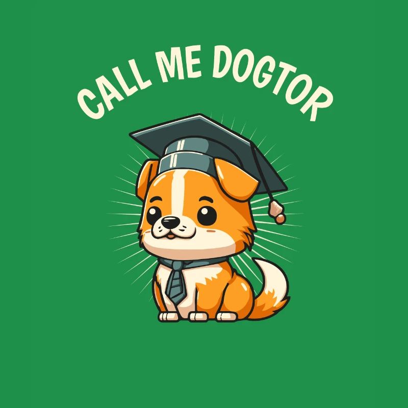 Cute Dog Funny Ph.D. Thesis PhD Student