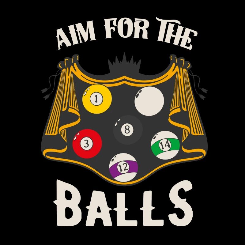 Lustiger Billard Poolspieler Snooker Spruch