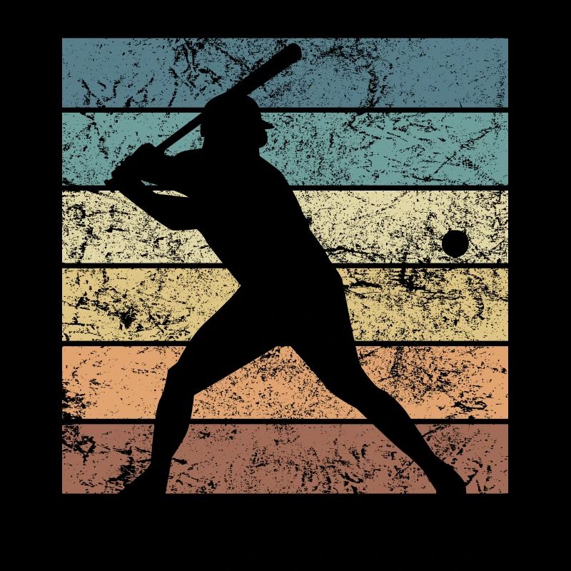 Cool Baseball Rétro Évolution Funny Sports