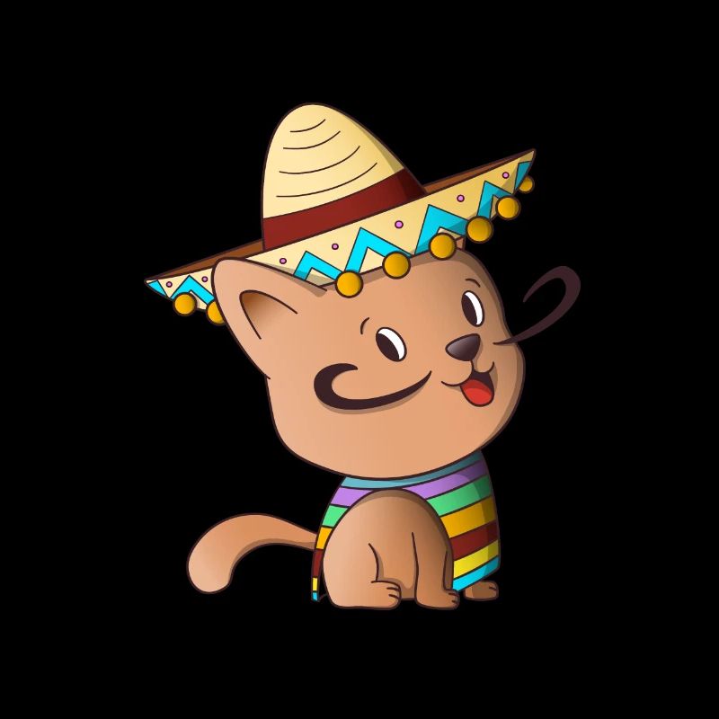Drôle de chat mexicain chaton mignon Mexique