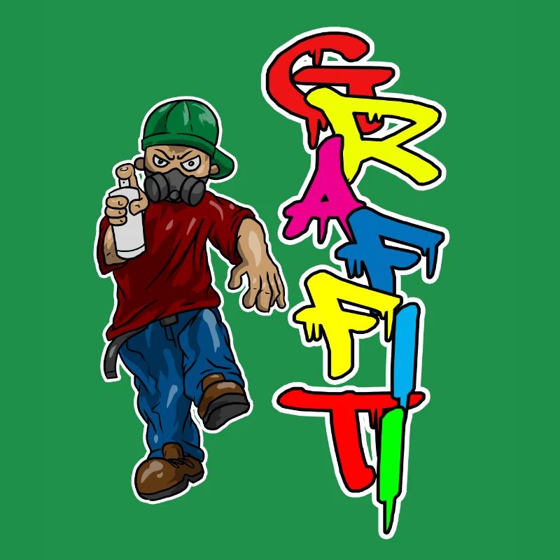 Graffiti Spray Doodle Draw Write Wall Surface Gift