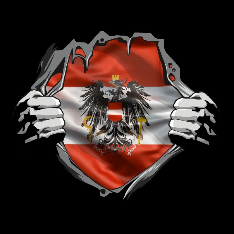 Austria Flag Austria Austrian Flag AT