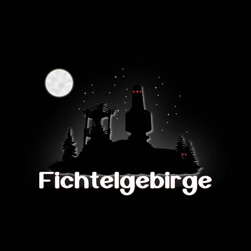 Schneeberg bei Nacht mit Luchs