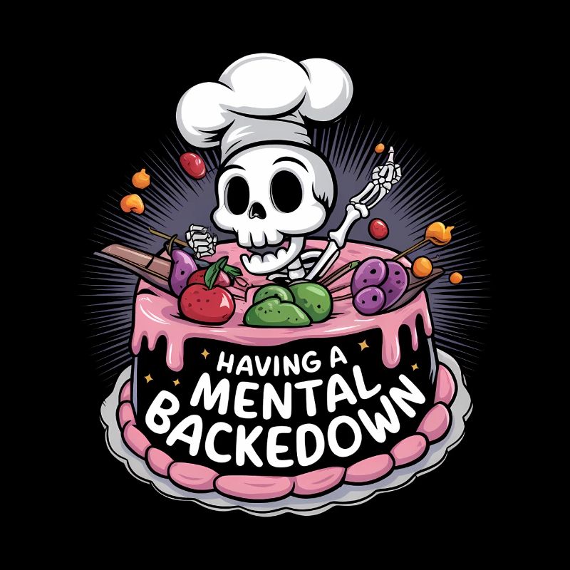 Funny Skeleton Cake
