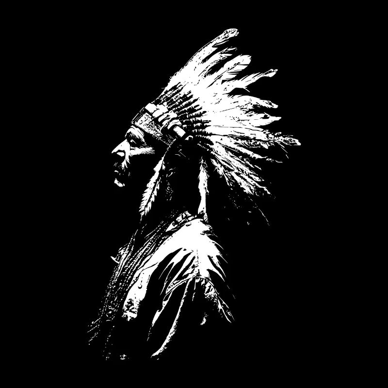 Silhouette amérindienne