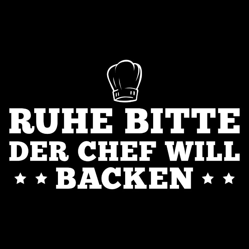Bäcker Der Chef will backen