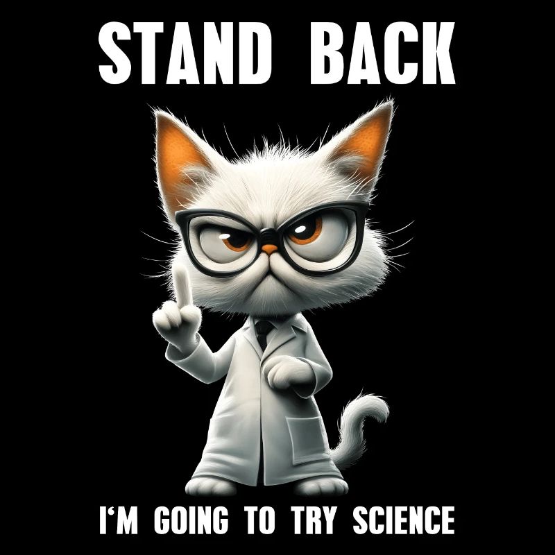 I'm Going To Try Science Wissenschaft Katze Meme