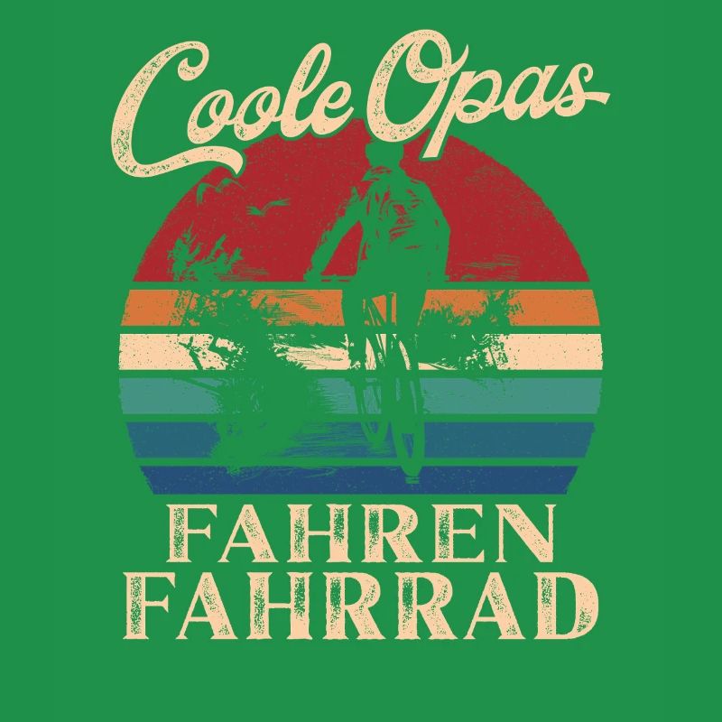 Cool Mpas Faisant Du Vélo Rétro Papy