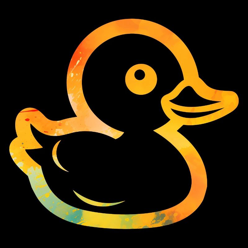 canard coloré