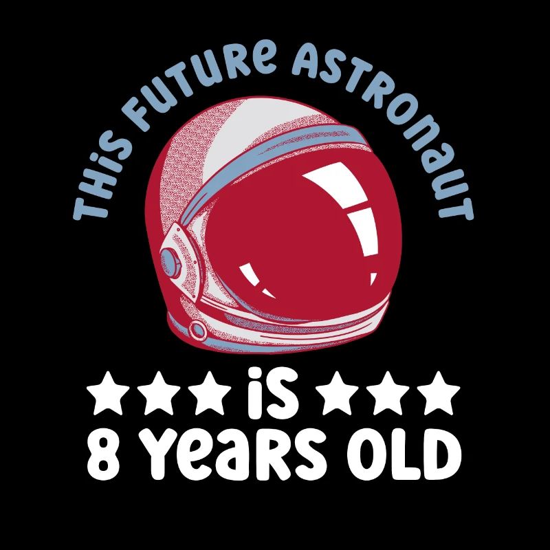 This future astronaut is 8 years old