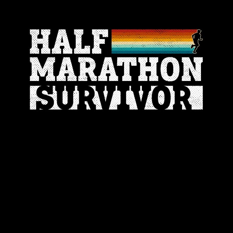 Halbmarathon Überlebender - Halbmarathon Läufer