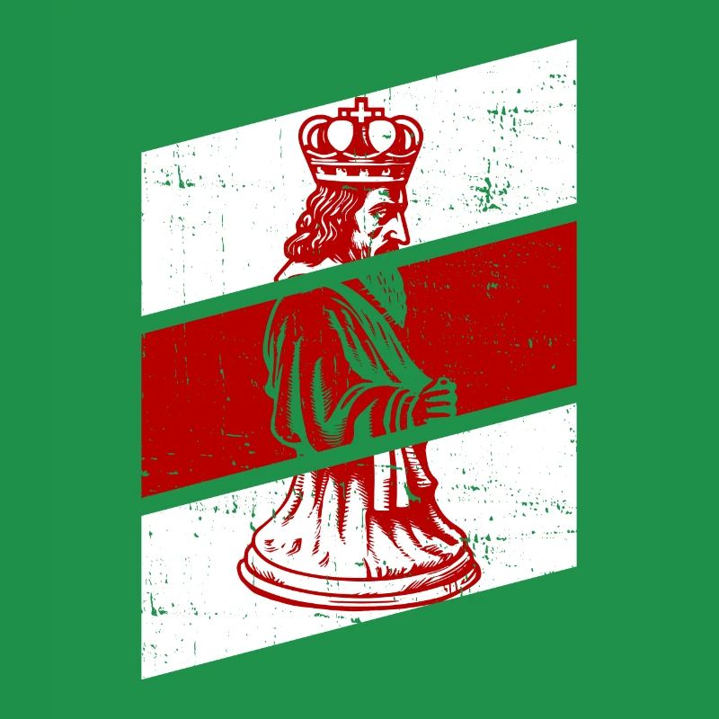 Échiquier avec Jésus comme pièce d’échecs royale -
