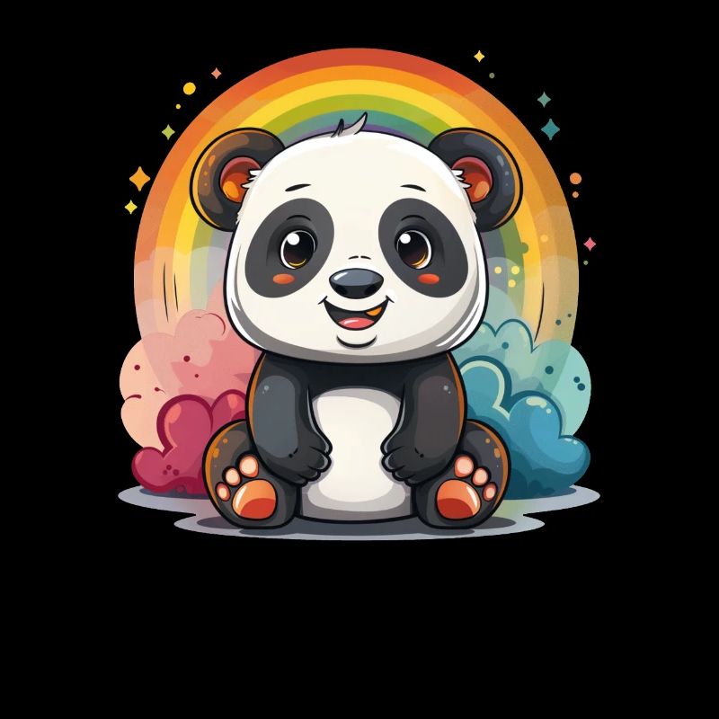 Panda Ours, Arc-en-ciel, Panda géant japonais