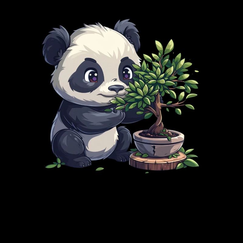 Panda Ours Bonsaï Panda géant japonais