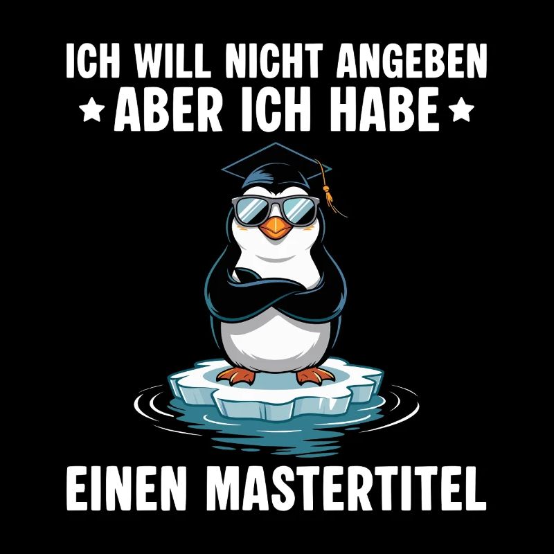 Mastertitel Pinguin Uni Master Abschluss