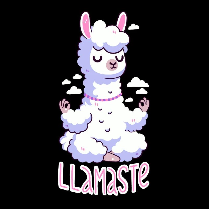 Lama meditates - Namaste!