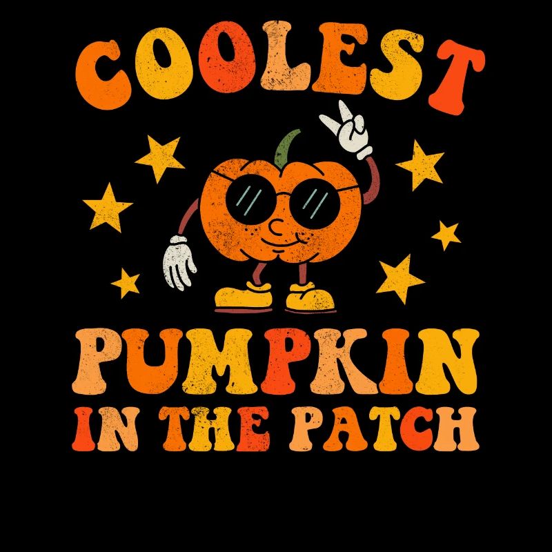 Coolest Pumpkin In The Patch Groovy Fall