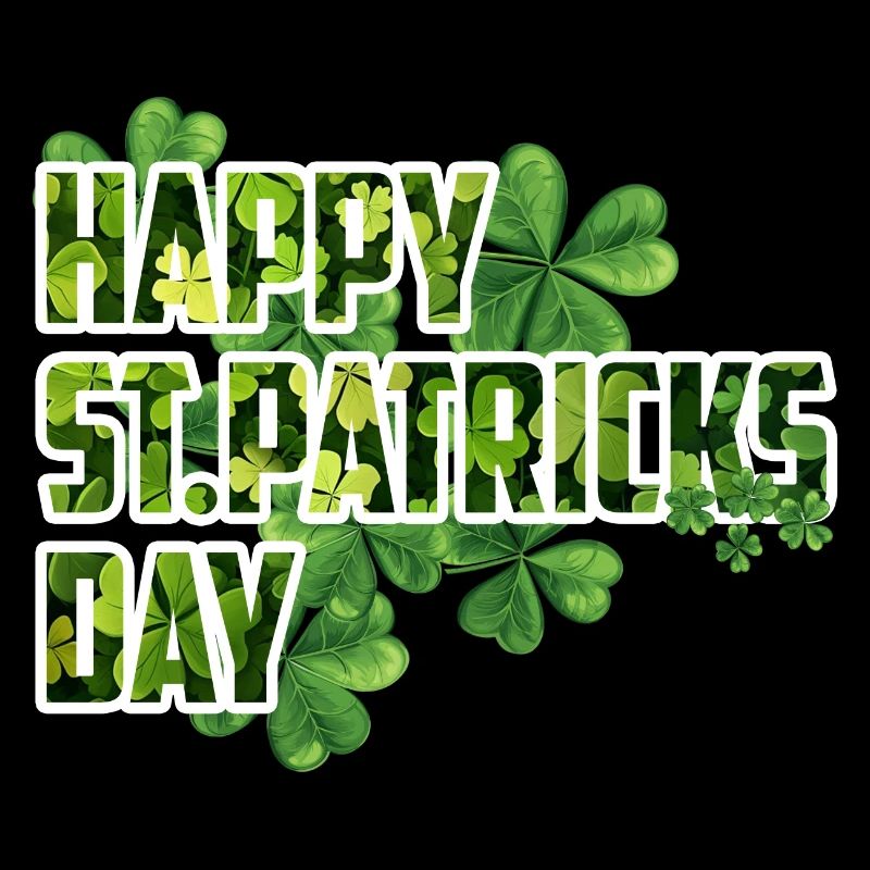 Happy St. Patricks Day - Shamrock Design