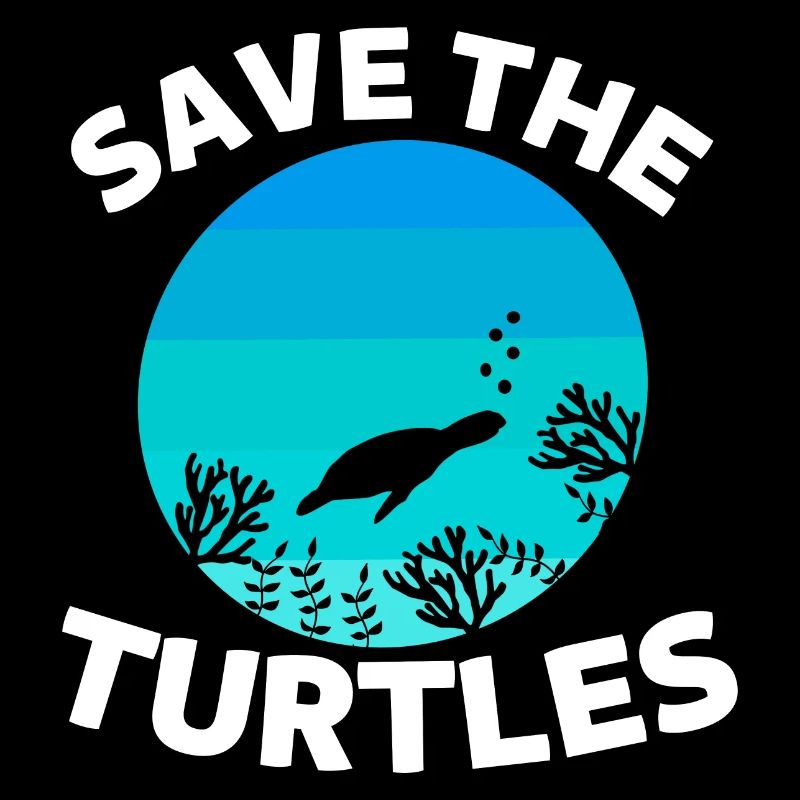 Sea Animal Lovers Gift Turtle