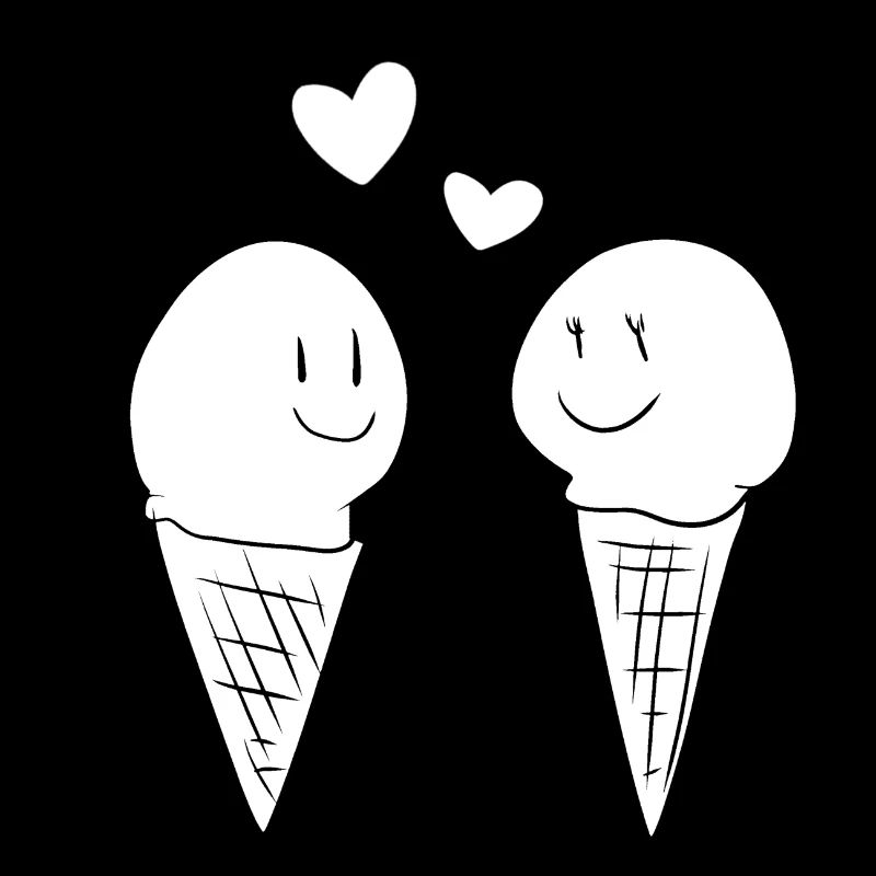 liebe eis essen valentinstag süß