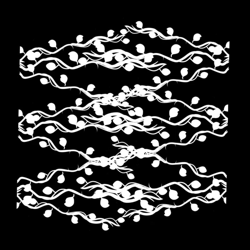 Symbole De feuilles abstraites de motif
