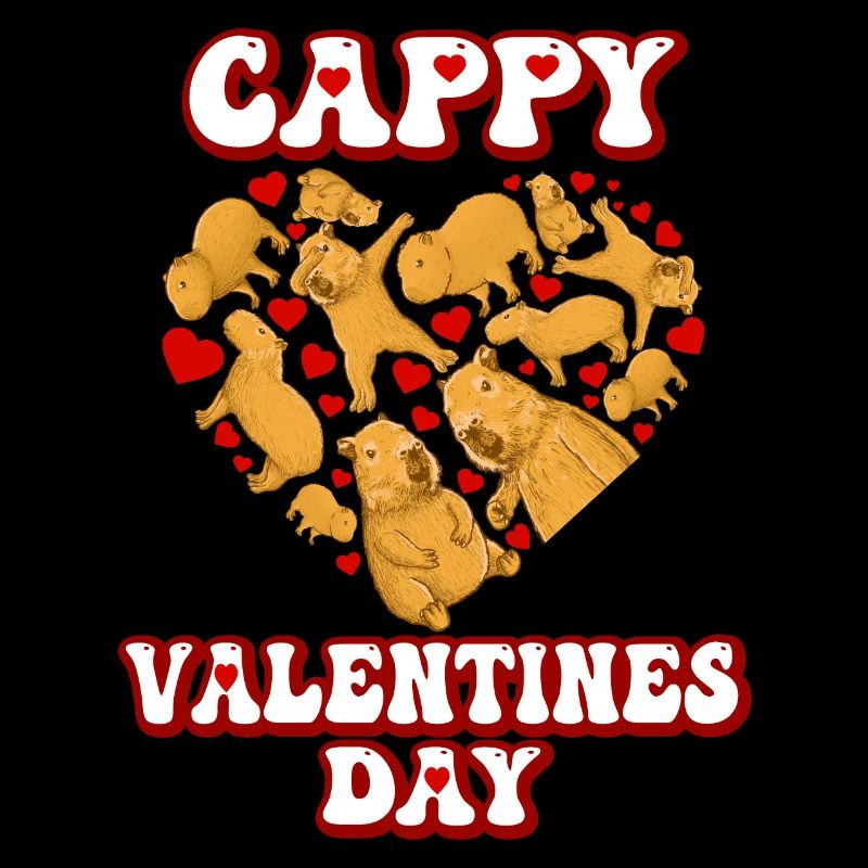 Cœur de Saint-Valentin de Capybara