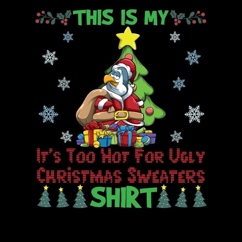 C'est mon pull de Noël il fait trop chaud pour moche