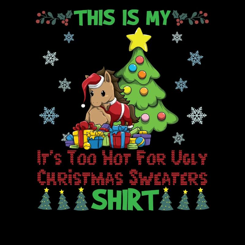 C'est mon pull de Noël il fait trop chaud pour moche