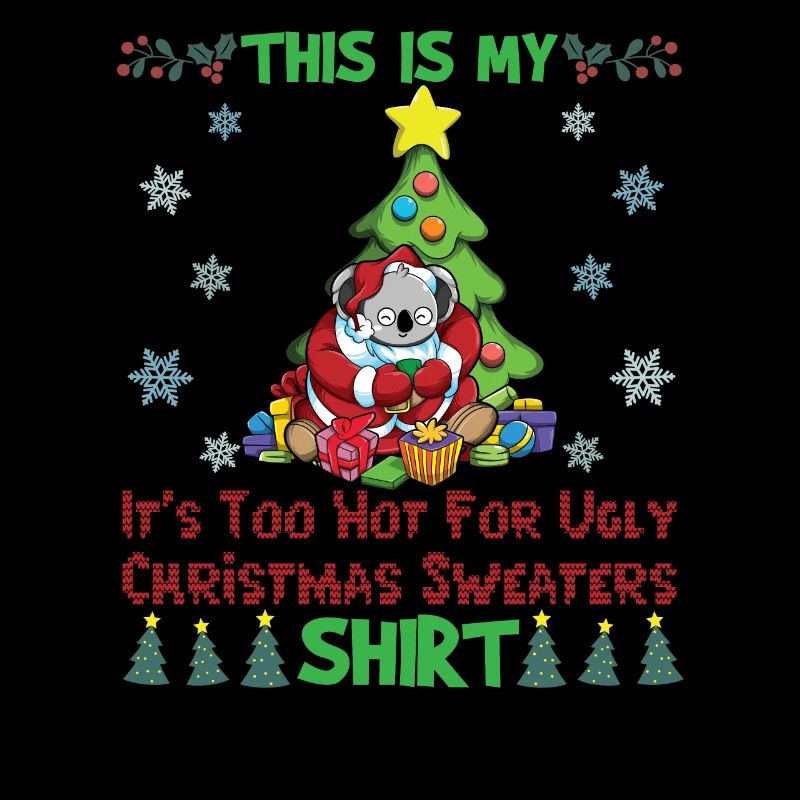 C'est mon pull de Noël il fait trop chaud pour moche