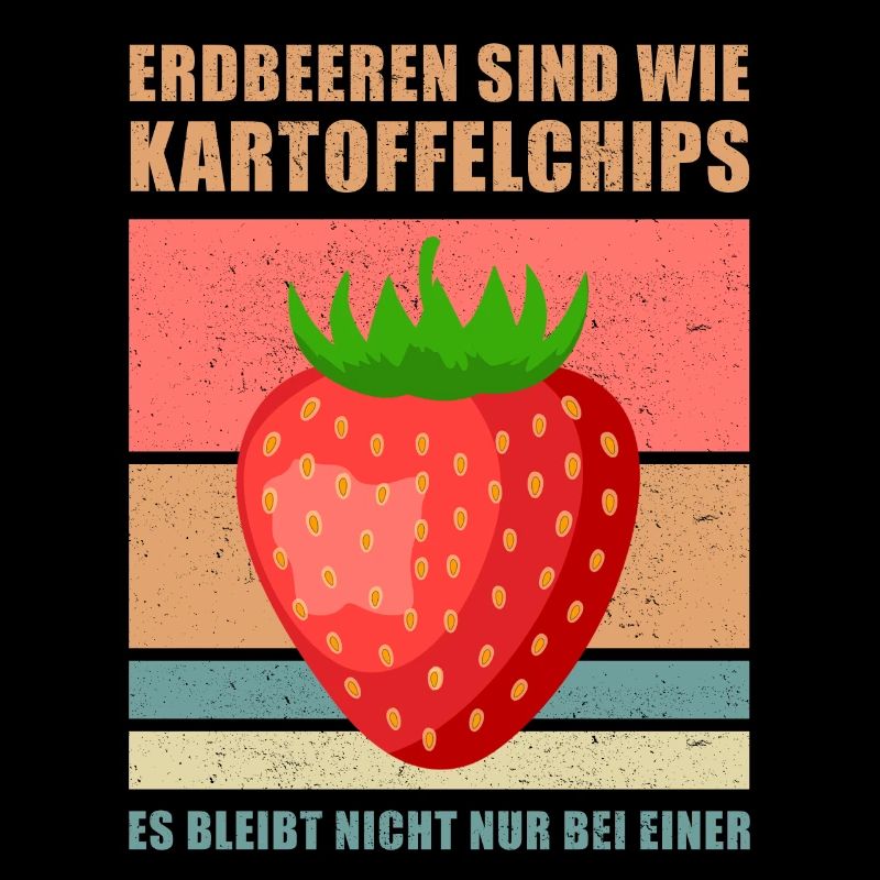 Erdbeeren Erdbeere Garten Vegan Gärtner Geschenk