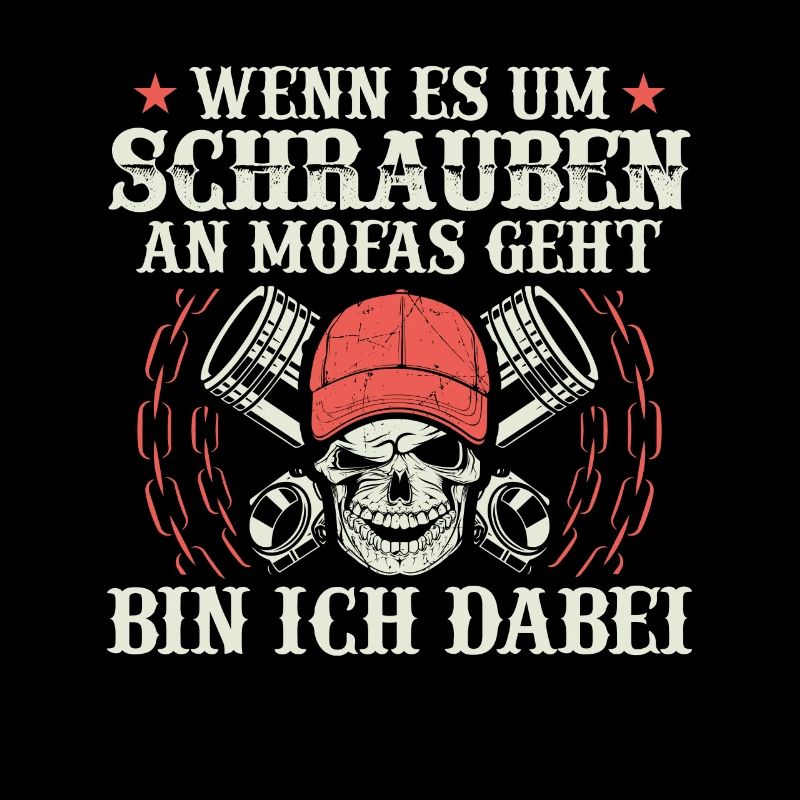 Mofa Mofas Mofafahrer Moped Schrauber Geschenk