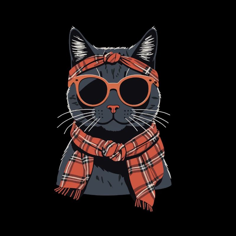 Mignon Chat Maman Cat Amant Maman Style