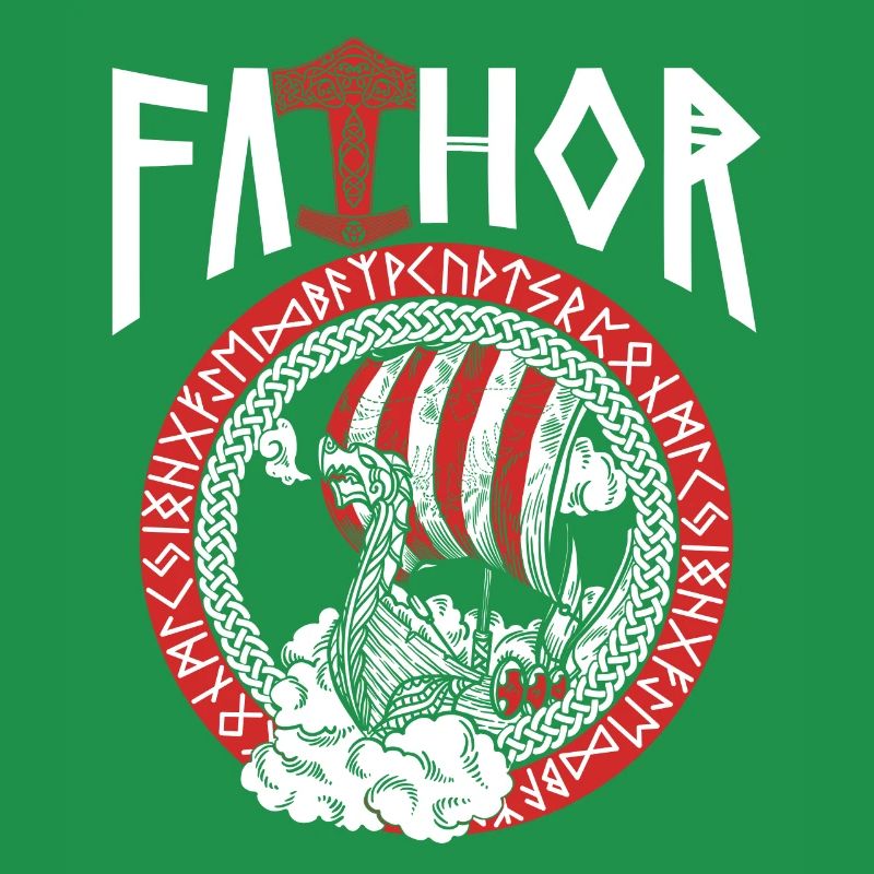 Wikinger Papa Vathor Nordisches Wikinger Boot