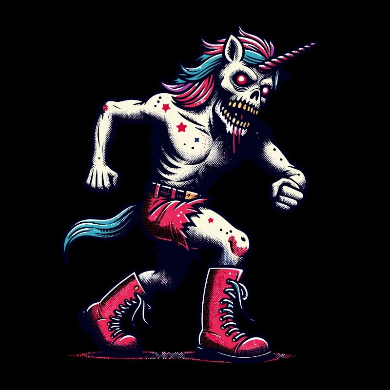 Zombie Einhorn Undead Mystical Creature