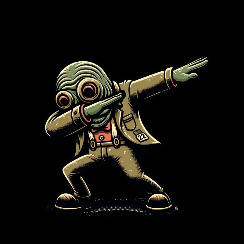 Dabbing Zombie Funny Dabbing Design