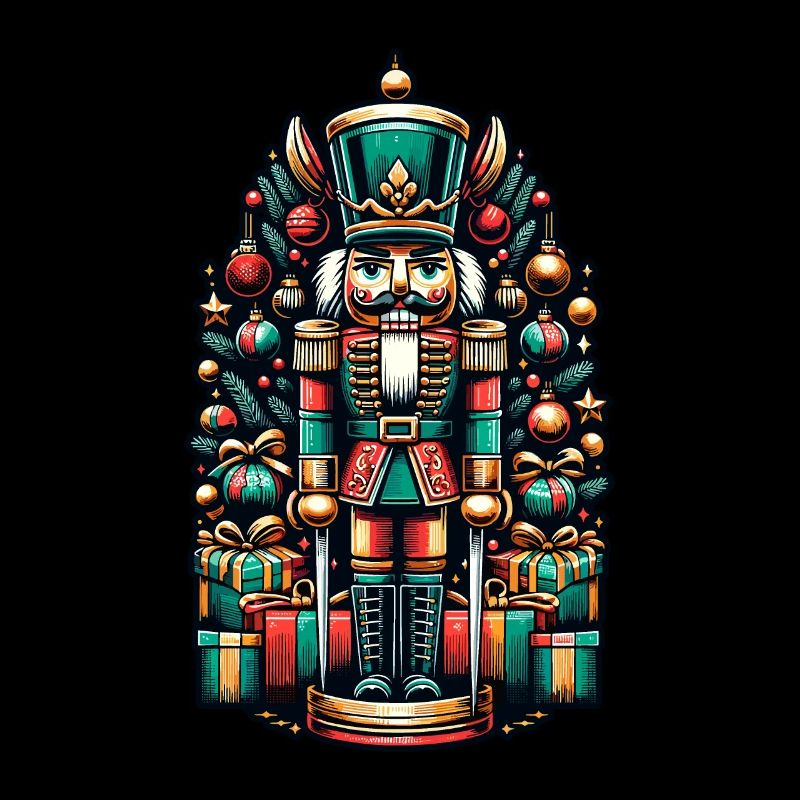 Christmas Nutcracker with Gifts