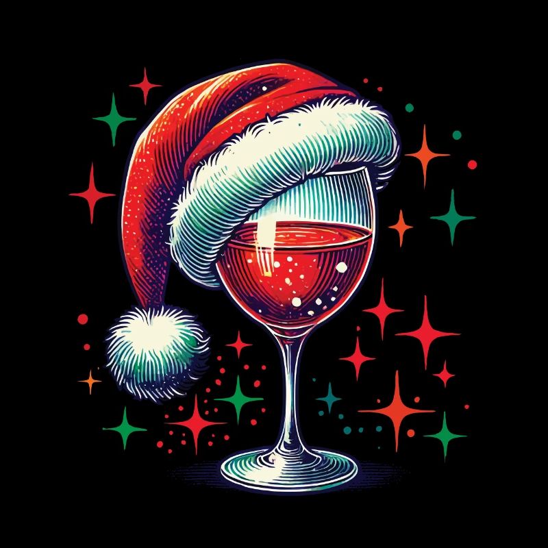 Plaisir du vin de Noël avec splendeur
