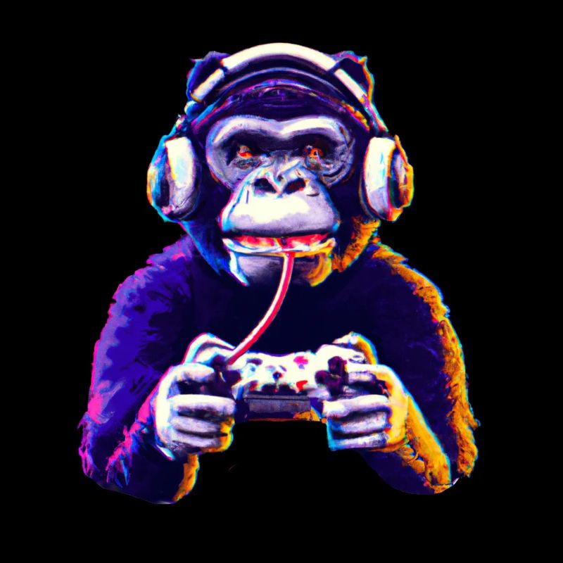 Gamer Monkey Play