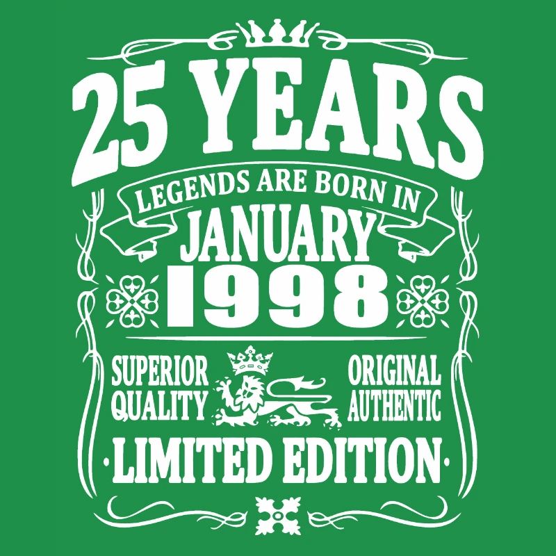 25th birthday gift - January 1998