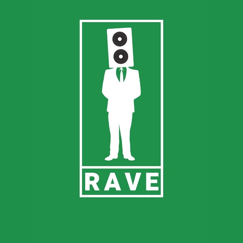 Cadeau minimal de Rave Techno Bass Trance