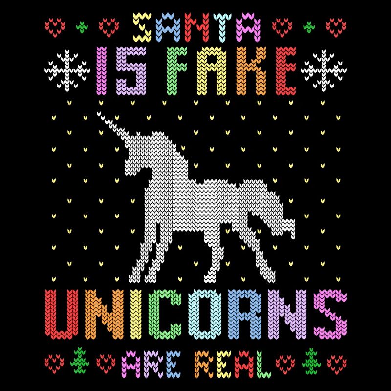 Einhorn Einhörner real lustig bunt ugly christmas